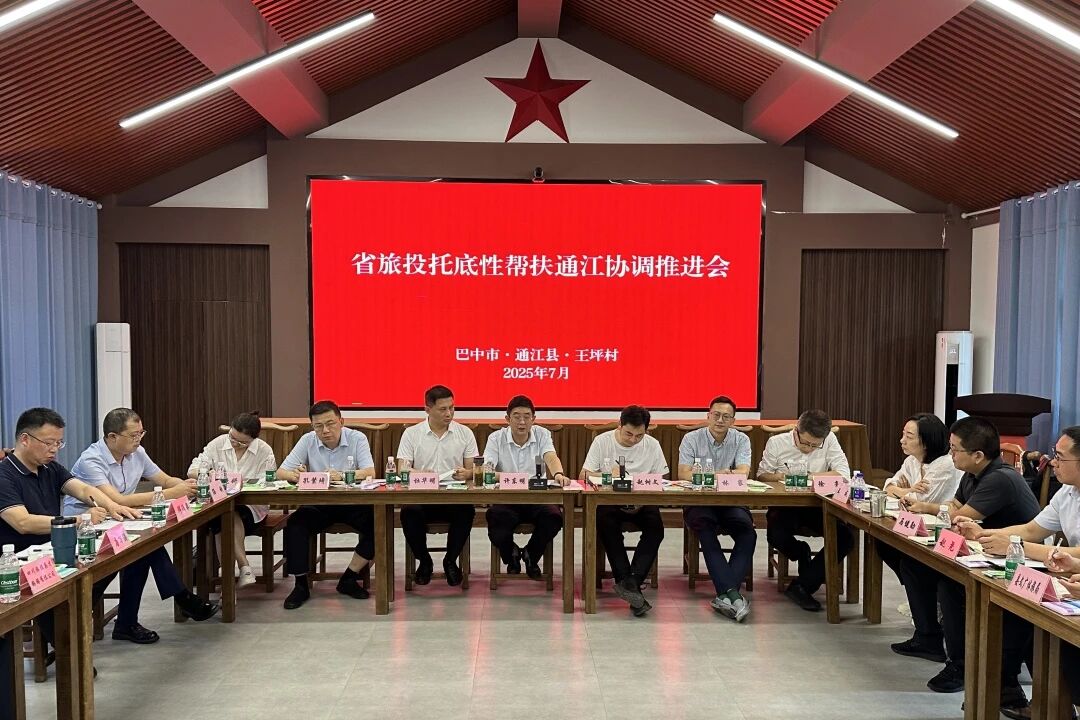 省yl6809永利集团组织召开年中托底性助扶通江工作协调推动会